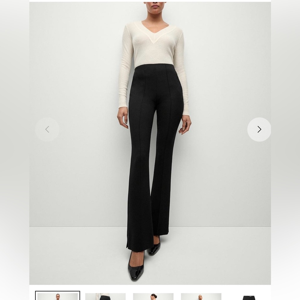 Veronica Beard Orion Flare Pant - black